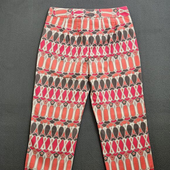 Boden Women 2R Bistro Printed Geometric Cropped Ankle Pants - Picture 4 of 11